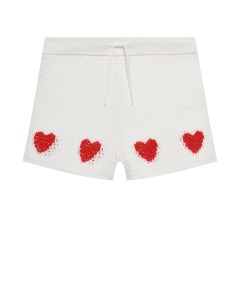 Вязаные шорты с декором "сердца" Stella McCartney