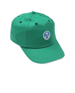 Зеленая бейсболка с лого NORTH SAILS