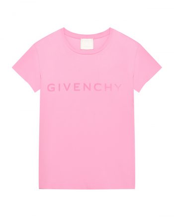 Футболка Givenchy лого в тон на груди и спине