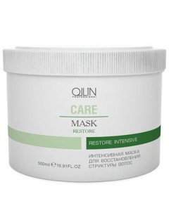 Ollin Professional Интенсивная маска для восстановления структуры волос, 500 мл (Ollin Professional, Care)