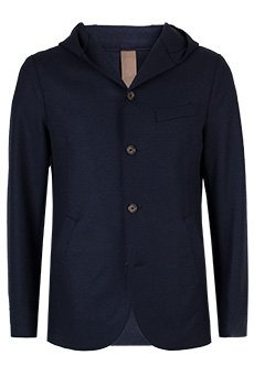 Однобортный пиджак с капюшоном ELEVENTY