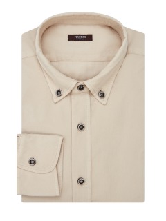Рубашка из тонкого хлопкового вельвета с воротником button-down