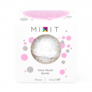 MIXIT Блестящий бурлящий шар для ванны с витамином Е и растительными экстрактами Glow Mood Bomb